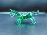 green glass horse b